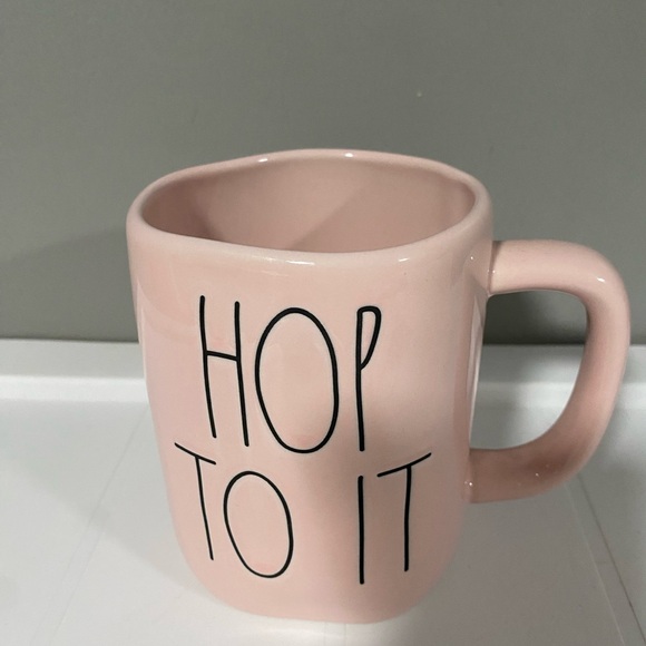 RAE DUNN “ BUNNY KISSES “ Mug w/ Topper - Picture 2 of 6